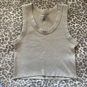 Brandy Melville tan Connor tank